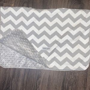 Carseat canopy cover Gray and White
